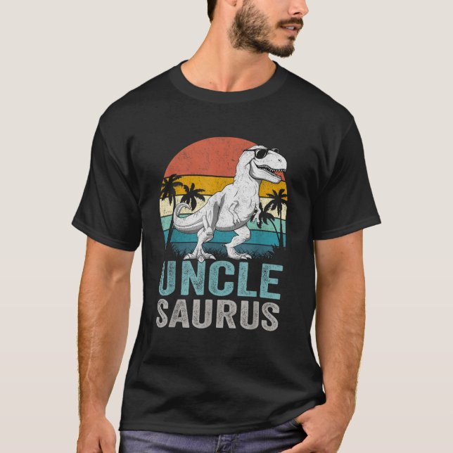 Farbrus T Rex Dinosaur Farbrus Familjematta Shirt (Framsida)