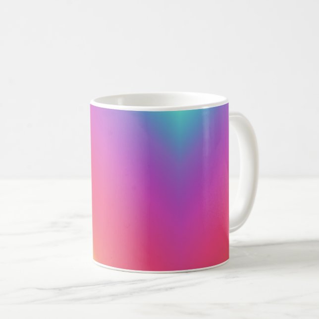 Farbverlauf colored bunt Kaffe bunte Kaffeetasse Kaffemugg (Framsida höger)