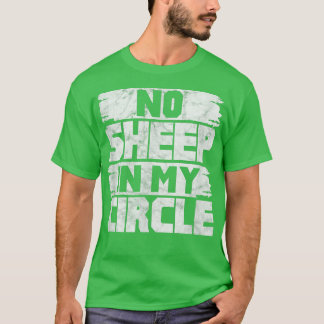 Fårcitat Farmer Farm Animal Disted T Shirt