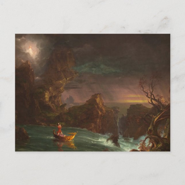 färd med vykort för livstids manskap (Framsida)