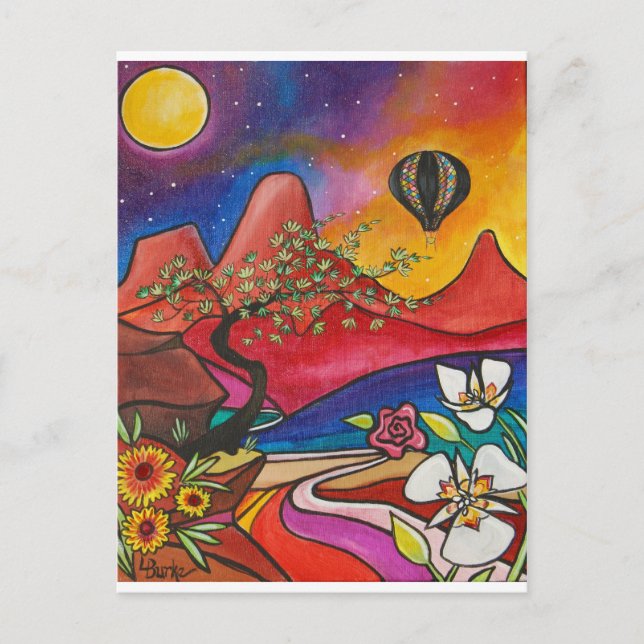 Färd över Zion-postkort av Studio Burke© Vykort (Framsida)