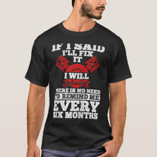 Färdbil för reparation av personbilar, mekaniskt V T Shirt