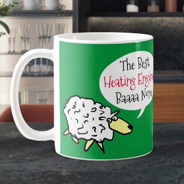 Fårdesign Bästa uppvärmning av Ingenjör-kaffe Mugg (Skapare uppladdad)