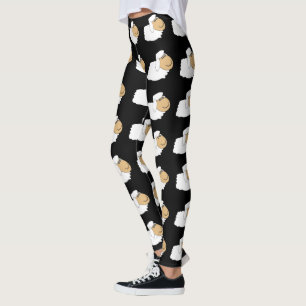 Fårdesign Du väljer Bakgrund Färg Leggings
