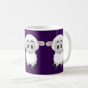 Fårdesign för slussfunna får - betäckande husdjur kaffemugg