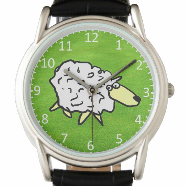 Fårdesign, illustration armbandsur (Skapare uppladdad)