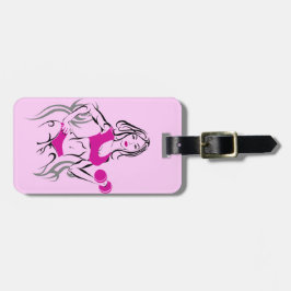 Färdig chick med Läppstiftrosor Bagagebricka