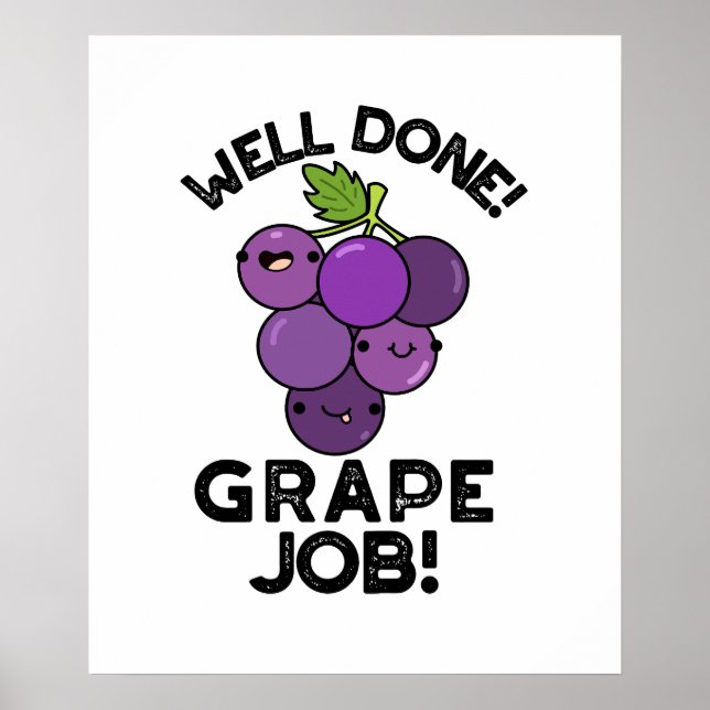 Färdig grafik - positiv fruktpun poster (Framsidan)