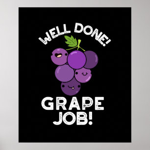 Färdig grafik - positiv Mörk av fruktpun BG Poster