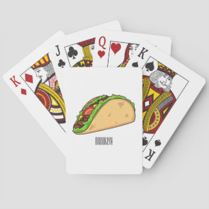 Färdig illustration av tecknad casinokort
