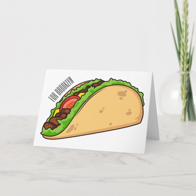 Färdig illustration av tecknad kort (Framsida)