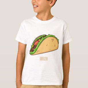 Färdig illustration av tecknad t shirt