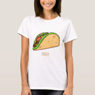 Färdig illustration av tecknad t shirt