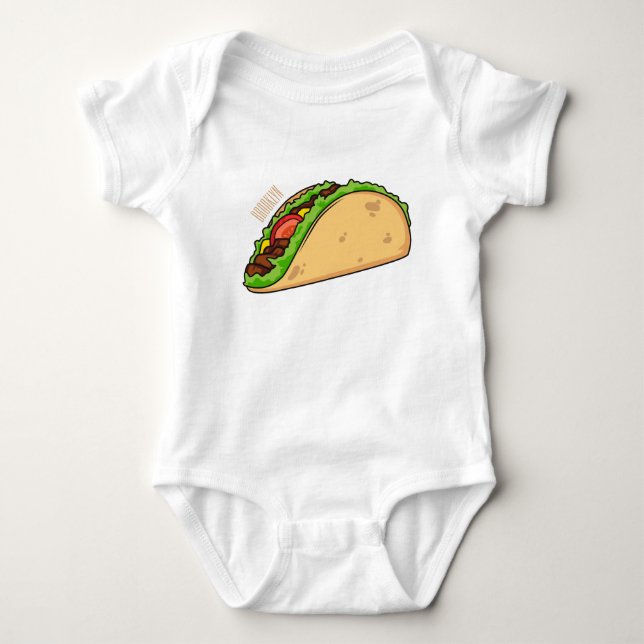 Färdig illustration av tecknad t shirt (Framsida)