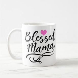 Färdig Mamma, vit text Kaffemugg