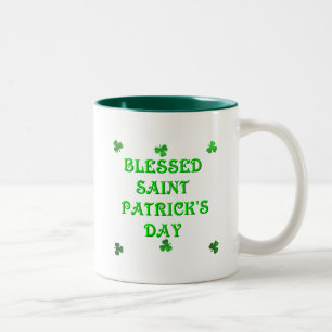 Färdig Saint patrick's day (1) Två-Tonad Mugg