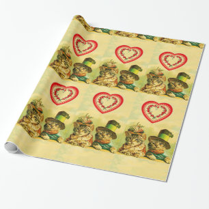 FÄRDIG TRADITIONELL VALENTINS DAGSKATTER MED HJÄRT PRESENTPAPPER