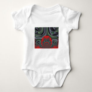 Färdig utskrift av röd Aurora T Shirt