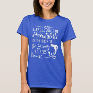 Färdiga är bilden Hairstylist T Shirt