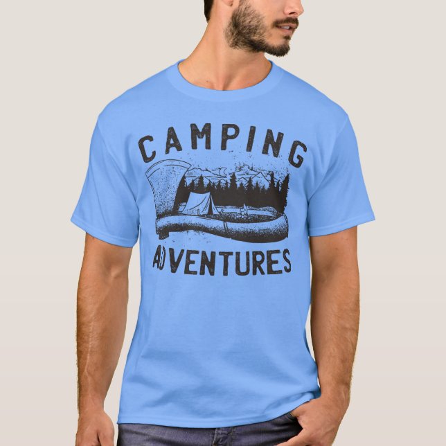 Färdiga camping-Ae vän T Shirt (Framsida)