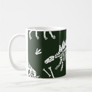 Färdiga krokodiler av tecknad, sömlös illustration kaffemugg