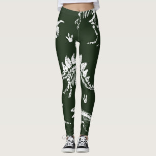 Färdiga krokodiler av tecknad, sömlös illustration leggings
