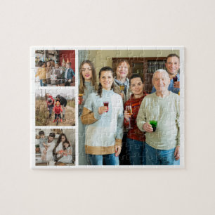 Färdiga minnen: Anpassade 4 Fotokollage Pussel