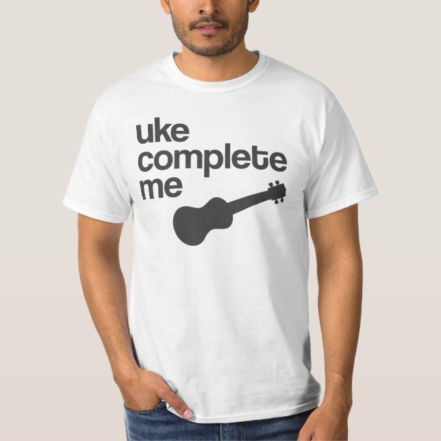 "Färdiga Uke mig" design T-shirt (Framsida)