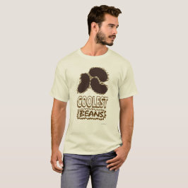 Färdigaste bönor, enkelt Fryst Coola Bean-Tecknad T Shirt