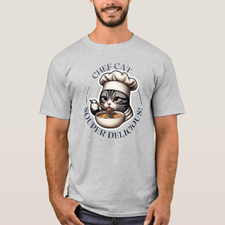 Färdigberedd: Cat Chef T-Shirt T-Shirt
