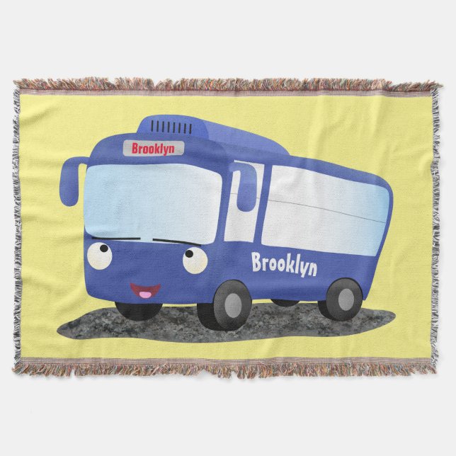 Färdigblått illustration av den moderna tecknaden  filt (Framsidan)