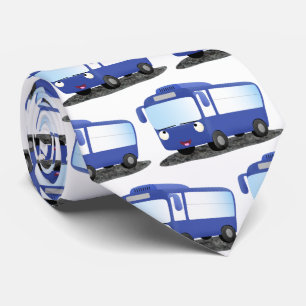 Färdigblått illustration av den moderna tecknaden slips