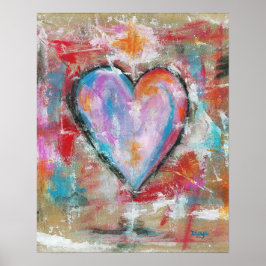 Färdigställ Rosa för Abstrakt av  av  med pulverfä Poster