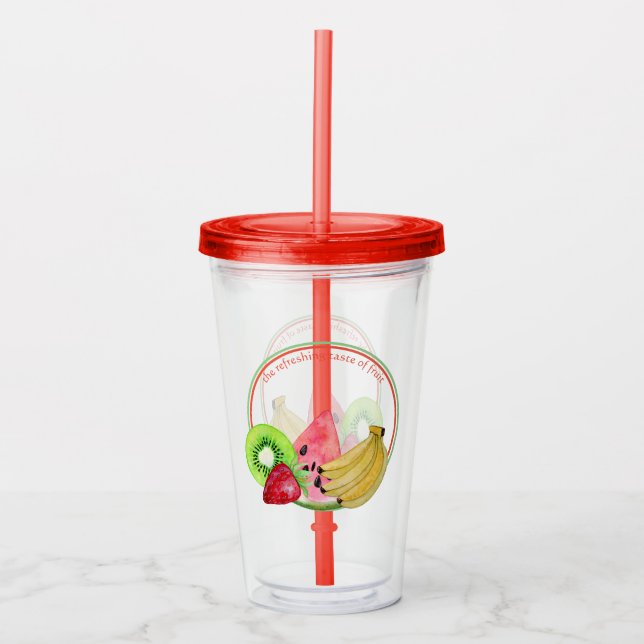 Färdigställande av frukt take away mugg (Framsida)