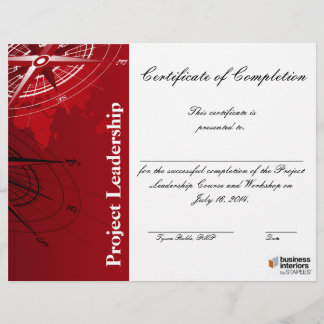 Färdigställande av ledarskapsverkets intyg