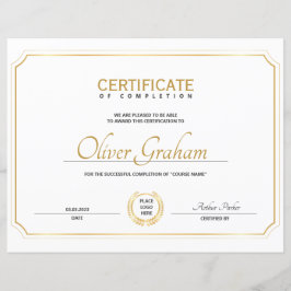 Färdigställandeintyg