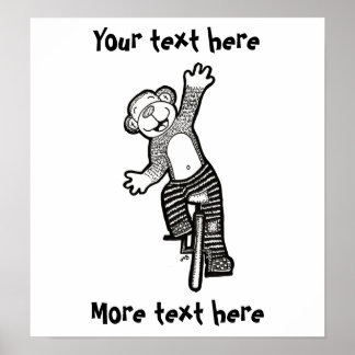 Färdigställd Unicle Monkey Poster