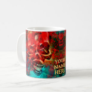 Färdigt skalle. Personlig Kaffemugg