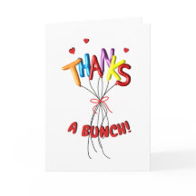 Färdigt tack en bunch tack stavad av ballonger