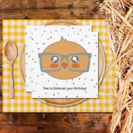 Fårdjur Fågeldagskycklingar Färgkofetti Kort