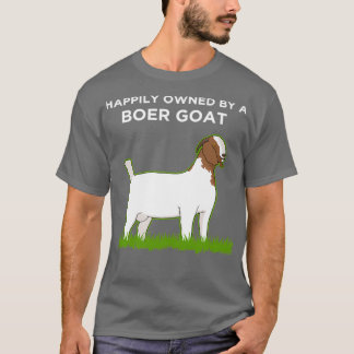 Fårdjur som lyckligtvis ägs av en Boer Goat-utskri T Shirt
