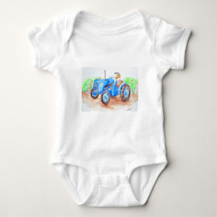 Färdmålning i Farmer Guinea Gris T Shirt
