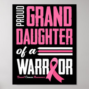 Fardotter till en bryggcancermedvetenhet poster