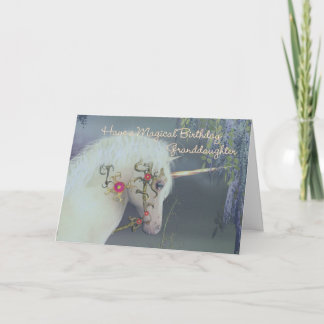 Fardotter Unicorn Birthday Card Magic Birthd Kort