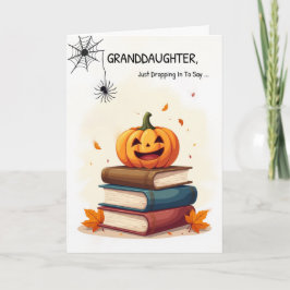 Fardotters ynka Halloween Cute Spider-droppar Kort