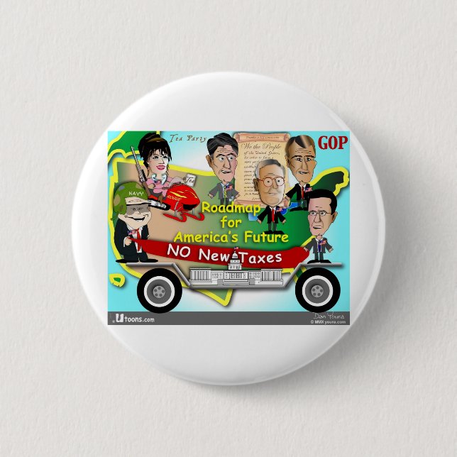 Färdplan för Amerika Knapp (Framsida)