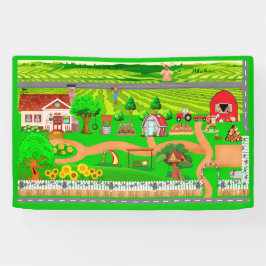 Färdplan för bilar 2 1/2' x 4' Banner