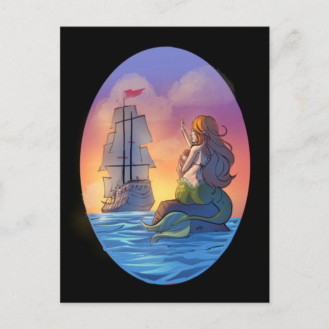 Fare Thee Well and Safe Return Vykort (Framsida)