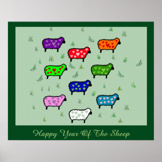 Fårens regnbåge poster