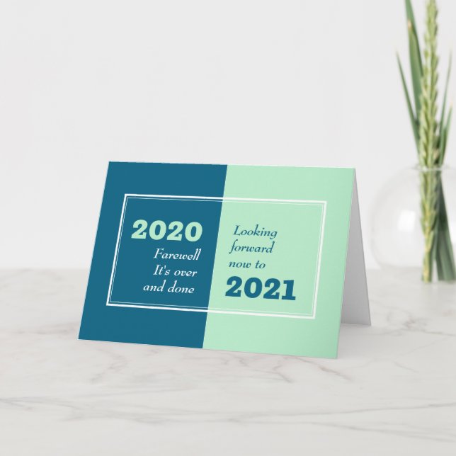 FAREWELL 2020 | Tittar Vidarebefordra | Nytt år |  Helgkort (Framsida)